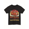 Men's Thanksgiving Turkey & Touchdowns Cotton Tee