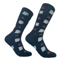 Men's Toilet Paper And Poop Socks Funny Bathroom Humor TP Turd Graphic Novelty Footwear Funny Graphic Socks Comfortable...
