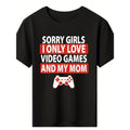 Men's Video Game Graphic Print Casual Crewneck Short Sleeve T-shirt made in usastyle{n002}2 Hoodie, Sweatshirt