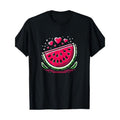 Men's Watermelon Print Cotton T-Shirt