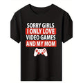 Men's video game graphic print casual crewneck short sleeve t-shirt Made in USAstyle{n002}3 Hoodie, Sweatshirt