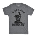 Mens A-Bro-Ham Drinkin T Shirt Funny 4th of July Abe Lincoln Tee for Guys Mens Funny T Shirts Cool Tees Soft Stylish...