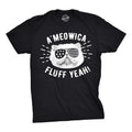 Mens A'Meowica Fluff Yeah T Shirt Funny 4th Of July Cat Tee For Guys Mens Funny T Shirts Cool Tees Soft Stylish Casual...