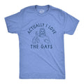 Mens Actually I Love The Gays T Shirt Funny Holy Jesus Religion Christian Tee for Guys Mens Funny T Shirts Cool Tees Soft...