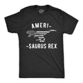 Mens Amerisaurus Rex T Shirt Funny 4th Of July T-Rex America Graphic Novelty Tee Mens Funny T Shirts Cool Tees Soft...