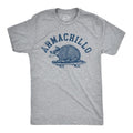 Armachillo Funny Cool Chilling Armadillo Joke Guys Funny Cool Soft Casual Menswear Sarcastic Funny Animal Short Sleeve Novelty Light Grey T-Shirts, Hoodie, Sweatshirt