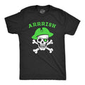 Mens Arrrish T Shirt Funny Saint Patricks Day Irish Pirate St Patty Humor Tee Mens Funny T Shirts Cool Tees Soft Stylish...