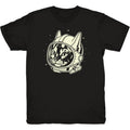 Mens Astro Cat T Shirt Funny Cool Graphic Printed Guys Tee Black made in usa Hoodie, Sweatshirt | GrindPrints.com