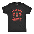 Mens Awesome Sauce T Shirt Funny Saying Cool Nerdy Tee Fun Joke for Foodie Mens Funny T Shirts Cool Tees Soft Stylish...