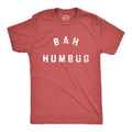 Mens Bah Humbug T Shirt Funny Ebeneezer Scrooge Xmas Party Tee for Guys Mens Funny T Shirts Cool Tees Soft Stylish Casual...