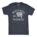 Mens Beach Body In Progress T Shirt Funny Big Chubby Manitee Tee For Guys Mens Funny T Shirts Cool Slimming Tees with...