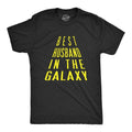 Mens Best Husband In The Galaxy Funny Nerdy Love Valentines Day T shirt Mens Funny T Shirts Cool Tees Soft Stylish Casual...