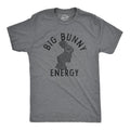Mens Big Bunny Energy T Shirt Funny Easter Sunday Chocolate Rabbit Vibes Tee For Guys Mens Funny T Shirts Cool Tees Soft...