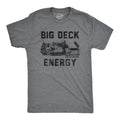 Mens Big Deck Energy T Shirt Funny Summer Backyard Patio Graphic Novelty Tee Mens Funny T Shirts Cool Tees Soft Stylish...