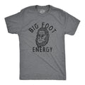 Mens Big Foot Energy T Shirt Funny Sasquatch Yeti Cryptid Vibes Tee for Guys Mens Funny T Shirts Cool Tees Soft Stylish...