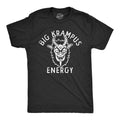 Mens Big Krampus Energy T Shirt Funny Xmas Evil Devil Santa Claus Joke Tee for Guys Mens Funny T Shirts Cool Tees Soft...