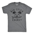 Mens Big Stick Energy T Shirt Funny Puppy Dogs Pet Fetch Joke Tee For Guys Mens Funny T Shirts Cool Tees Soft Stylish...
