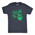 Mens Bite Me T Shirt Funny Venus Fly Trap Carnivorous Plants Joke Tee For Guys Mens Funny T Shirts Cool Tees Soft Stylish...
