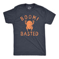 Mens Boom Basted T Shirt Funny Thanksgiving Roasted Turkey Dinner Tee For Guys Mens Funny T Shirts Cool Tees Soft Stylish...