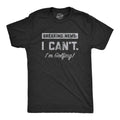 Mens Breaking News I Cant Im Golfing T Shirt Funny Golf Course Lovers Joke Tee For Guys Mens Funny T Shirts Cool Tees...