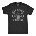 Mens Caffeine Machine T Shirt Funny Robot Coffee Lovers Joke Tee for Guys Mens Funny T Shirts Cool Tees Soft Stylish...