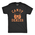 Mens Candy Dealer T Shirt Funny Halloween Trick Or Treat Candies Joke Tee for Guys Mens Funny T Shirts Cool Tees Soft...