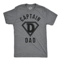 Mens Captain Dad Funny T Shirt Hilarious Hero Gift Idea for Fathers Tee Mens Funny T Shirts Cool Tees Soft Stylish Casual...