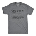 Cat Dad Definition Funny Pet Kitty Animal Lover Funny Cool Soft Casual Dark Grey T-Shirts, Hoodie, Sweatshirt