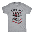 Mens Christmas Cheer T Shirt Funny Beer Drinking Novelty Holiday Tee Mens Funny T Shirts Cool Tees Soft Stylish Casual...