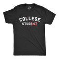 Mens College Stud T Shirt Funny Sarcastic Student Tee Mens Funny T Shirts Cool Tees Soft Stylish Casual Menswear Funny...