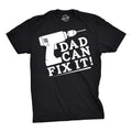 Mens Dad Can Fix It T Shirt Funny Power Tools Fathers Day Tee For Guys Mens Funny T Shirts Cool Tees Soft Stylish Casual...