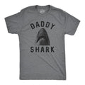 Daddy Shark Funny Shark Face Chomp Jaws Funny Cool Soft Casual Menswear Dark Grey T-Shirts, Hoodie, Sweatshirt