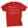Mens Dear Santa I Didn't Know I Couldn't Do That Funny Christmas T Shirt Mens Funny T Shirts Cool Tees Soft Stylish...