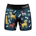 Mens Dog Dad Boxer Briefs Funny Saying Cool Gift Hilarious Underwear For Guys Funny Graphic Boxers Animal  Funny Dog ...