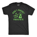Mens Dont Forget to Check Your Prostate T Shirt Funny Alien UFO Abduction Joke Tee for Guys Mens Funny T Shirts Cool Tees...