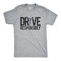 Mens Drive Responsibly T Shirt Funny Golf Father's Day Tee Mens Funny T Shirts Cool Tees Soft Stylish Casual Menswear...
