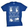 Mens Drunk Snowmen T shirt Ugly Christmas Sweater Holiday Sarcastic Gift Graphic Mens Funny T Shirts Cool Tees Soft...