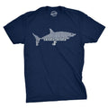 Mens Dun Dun Shark Theme T-Shirt Cool Graphic Great White Music Text Tee Mens Funny T Shirts Cool Tees Soft Stylish...