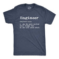 Mens Engineer Definition T Shirt Funny Sarcastic Science Tee Mens Funny T Shirts Cool Tees Soft Stylish Casual Menswear...
