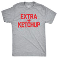 Mens Extra Ketchup T Shirt Funny Tomato Condiment Lovers Tee for Guys Mens Funny T Shirts Cool Tees Soft Stylish Casual...