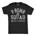 Mens F Bomb Squad Funny Graphic Tees Swear Word Sarcastic Shirt for Men Mens Funny T Shirts Cool Tees Soft Stylish Casual...