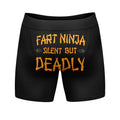 Mens Fart Ninja Silent But Deadly Boxer Briefs Funny Farting Butt Joke Cool Gift for Dad Funny Graphic Boxers Dad Joke ...