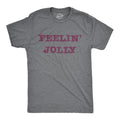 Mens Feelin Jolly T Shirt Funny Christmas Spirit Tee Mens Funny T Shirts Cool Tees Soft Stylish Casual Menswear Christmas...