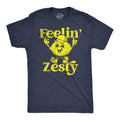 Feelin Zesty Funny Sarcastic Lemon Novelty Funny Cool Soft Casual Menswear Navy T-Shirts, Hoodie, Sweatshirt