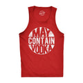 Mens Fitness Tank May Contain Vodka Tanktop Funny Liquor Drinking Party Graphic Sleeveless Funny Workout Shirt for Men...