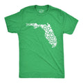 Mens Florida State Clovers T Shirt Funny St Pattys Day Parade Shamrocks Lovers Tee for Guys Mens Funny T Shirts Cool Tees...