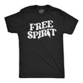 Mens Free Spirit T Shirt Funny Halloween Party Ghost Graphic Novelty Tee For Guys Mens Funny T Shirts Cool Tees Soft...