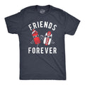 Mens Friends Forever Firecracker Hot Dog T Shirt Funny Fourth Of July Party Cookout Fireworks Tee For Guys Mens Funny T...