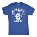 Mens Funny T Shirts Ameri Can Sarcastic Fourth Of July Drinking Graphic Tee For Men Mens Funny T Shirts Cool Tees Soft...
