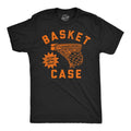 Mens Funny T Shirts Basket Case Sarcastic Basketball Hoop Graphic Novelty Tee for Men Mens Funny T Shirts Cool Tees Soft...